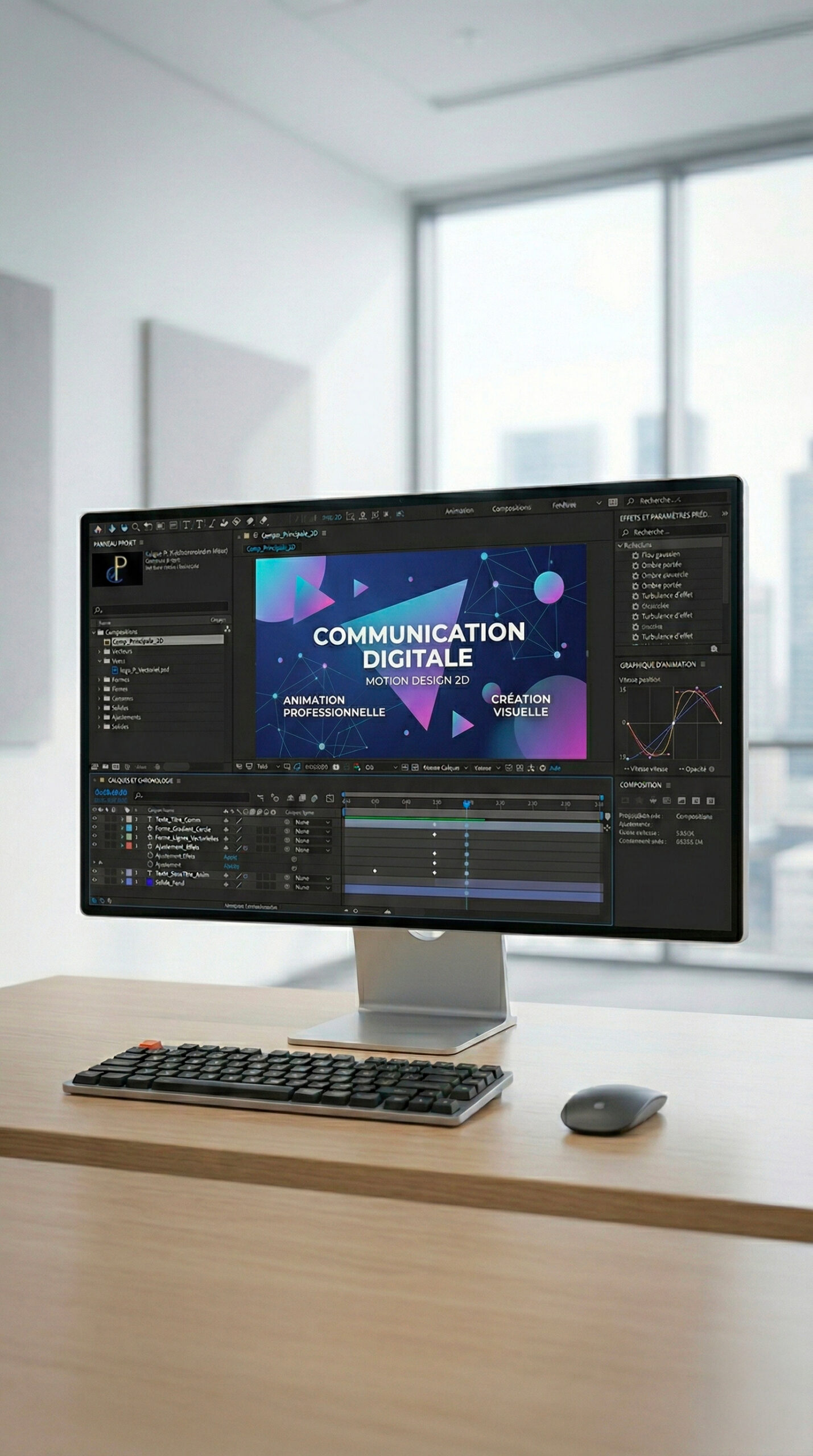 animation motion design 2d entreprise communication visuelle