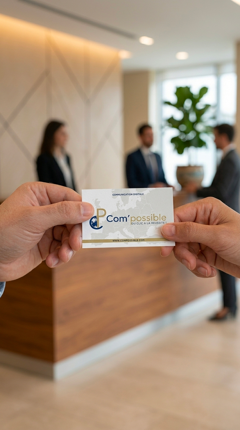 carte de visite design entreprise identité visuelle