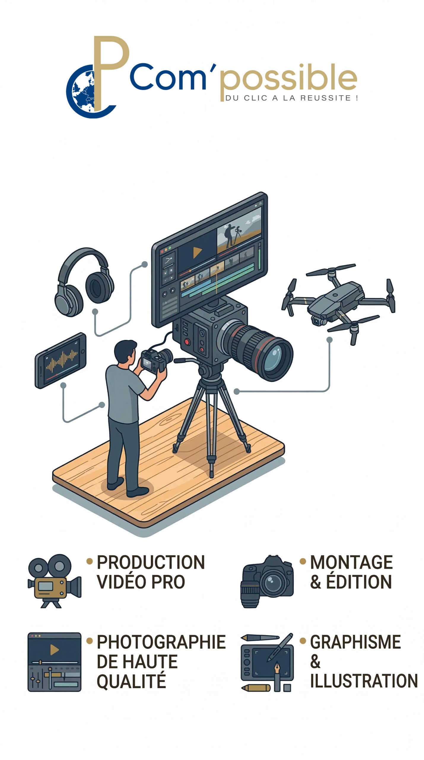 création contenu marketing digital seo réseaux sociaux